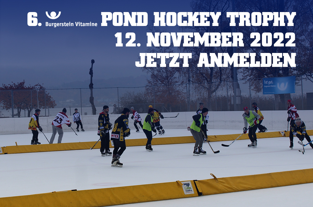 6. Burgerstein Pond Hockey Trophy – das Eishockey-Grümpi für alle!